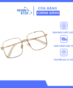 Kính cận gọng vàng kim loại